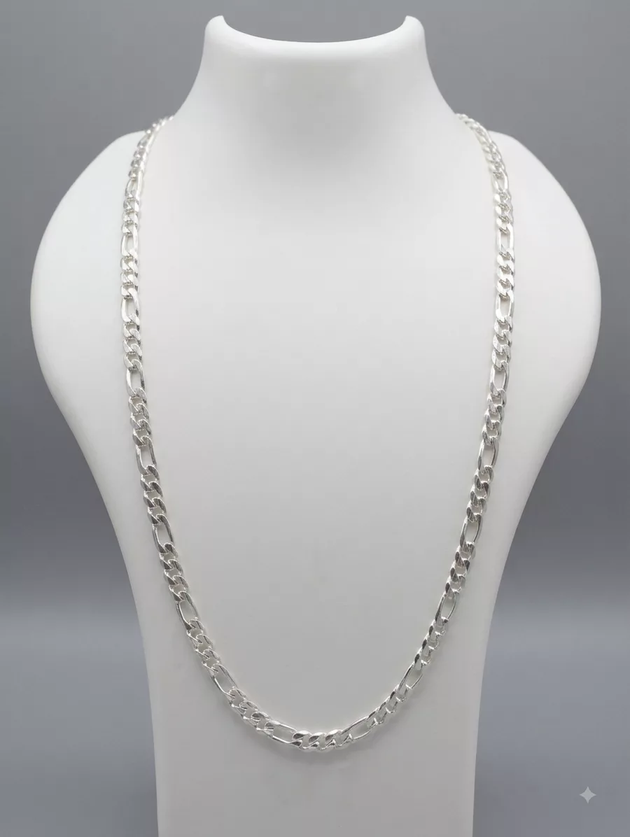 Heavy Figaro Chain in silver