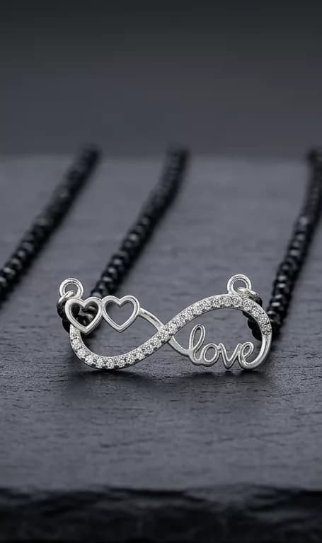 Love Infinity Mangalsutra in silver
