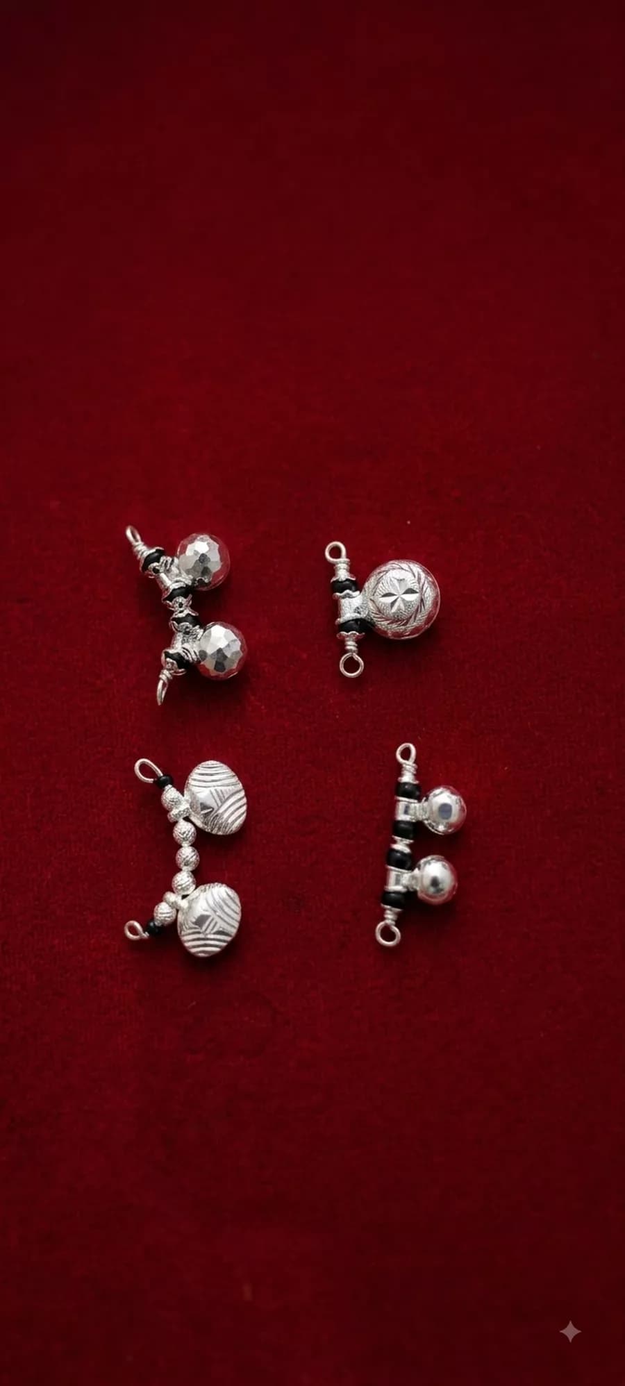 Silver Vati Charms (4 designs) in silver