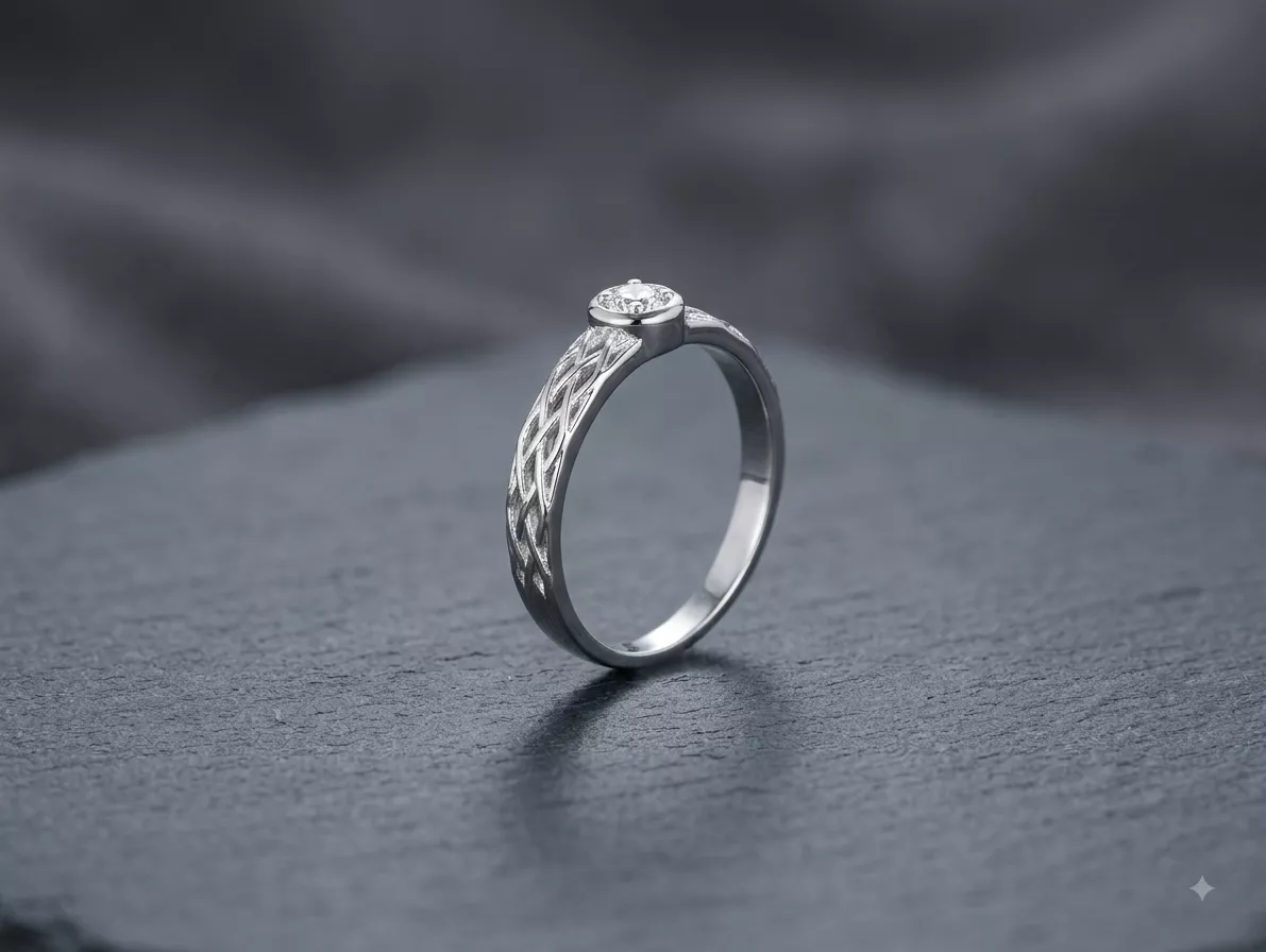 Celtic Weave Ring in silver