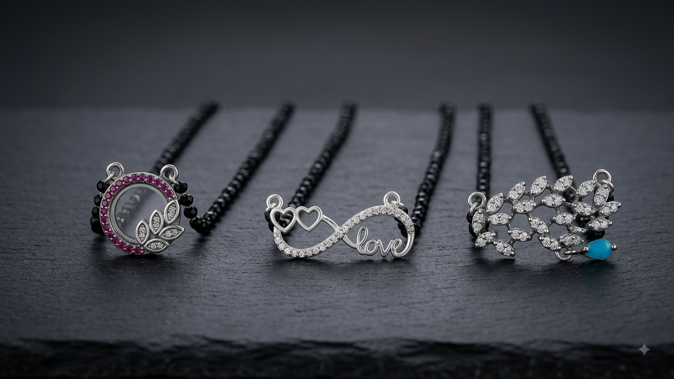 Silver Designer Mangalsutra Collection