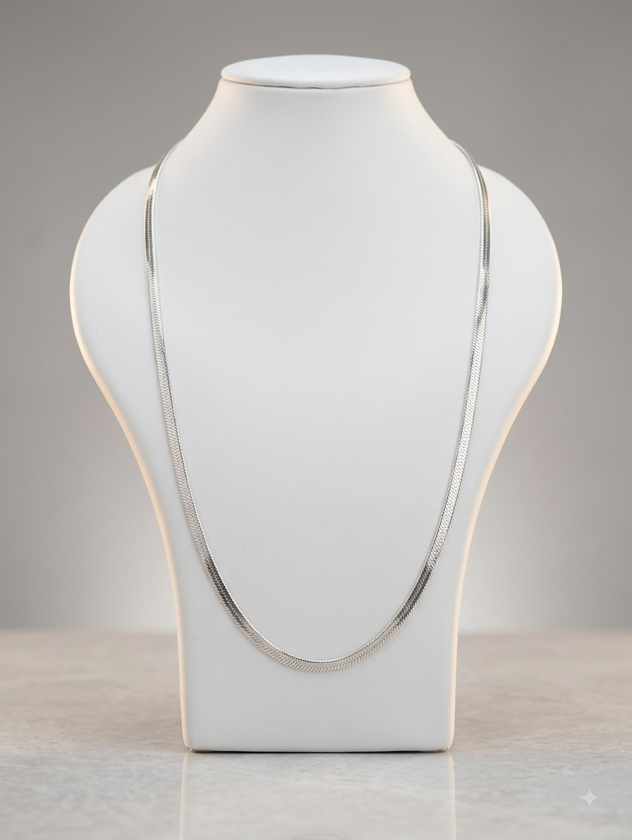 Silver Fine Cable Chain