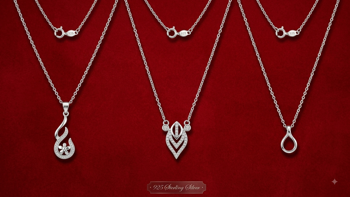 Silver Teardrop Pendant Collection