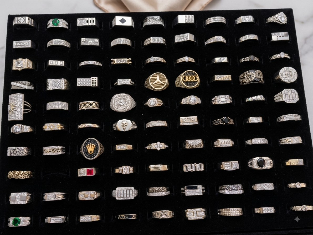 Silver Assorted Rings Collection