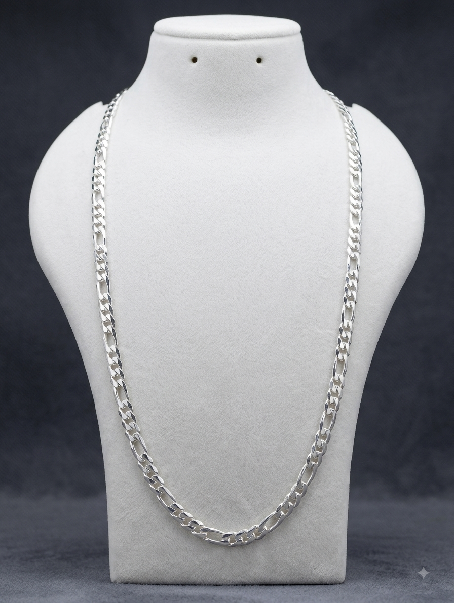 Silver Ladies Curb Chain